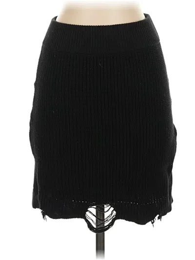 Pre-owned Ser.o.ya Casual Skirt In Black