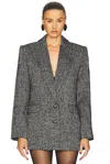 Ser.o.ya Cecilia Blazer In Charcoal & Grey