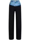 Ser.o.ya Chani Knit Denim Pant In Blue