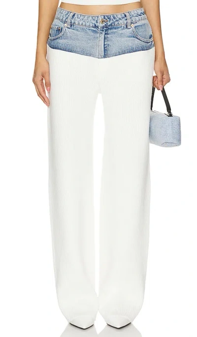 Ser.o.ya Chani Pant In White & Coastline