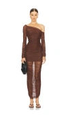 Ser.o.ya Chantae Mesh Dress In Ì½”ì½”ë„›