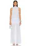 Ser.o.ya Cherry Maxi Dress In Ice Blue