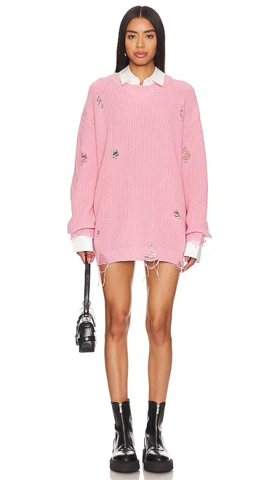 Ser.o.ya Chloe Sweater Dress In 浅粉红
