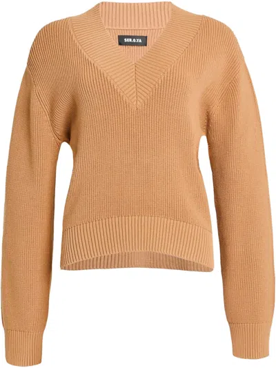 Ser.o.ya Cider Sweater In Brown
