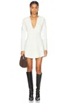 Ser.o.ya Clara Knit Mini Dress In Eggshell