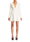 Ser.o.ya Clara Knit Mini Dress In Eggshell