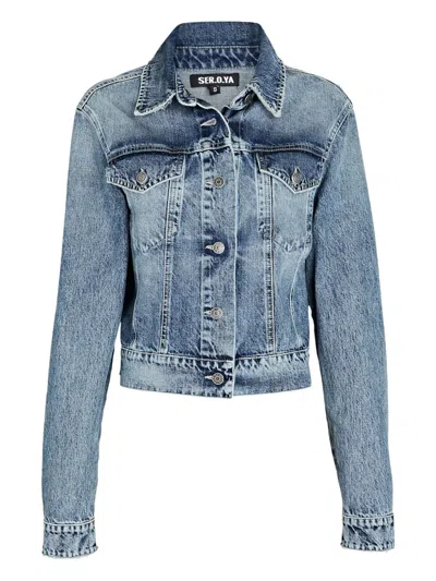 Ser.o.ya Cleo Denim Jacket In Multi