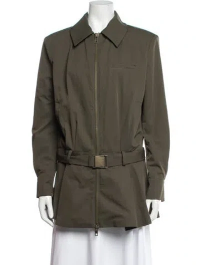 Pre-owned Ser.o.ya Coat In Green