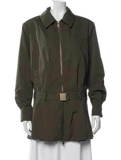 Pre-owned Ser.o.ya Coat In Green