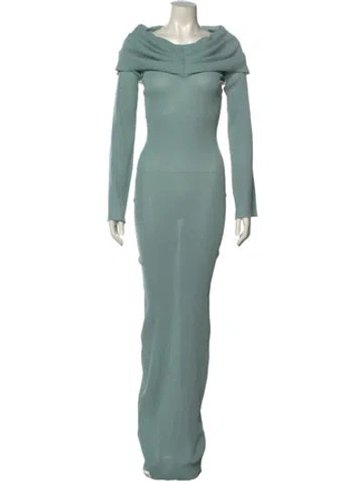 Pre-owned Ser.o.ya Cowl Neck Long Dress W/ Tags In Multi