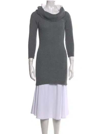 Pre-owned Ser.o.ya Cowl Neck Sweater W/ Tags In Gray