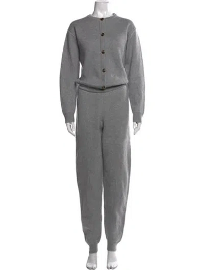 Pre-owned Ser.o.ya Crew Neck Jumpsuit In Grey