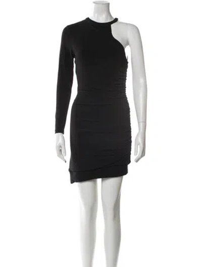 Pre-owned Ser.o.ya Crew Neck Mini Dress In Gray