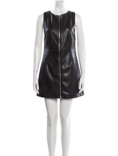 Pre-owned Ser.o.ya Crew Neck Mini Dress W/ Tags In Black