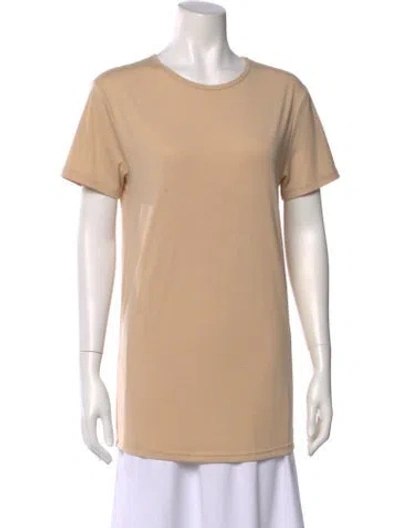 Pre-owned Ser.o.ya Crew Neck Short Sleeve T-shirt In Neutral