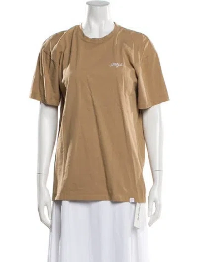 Pre-owned Ser.o.ya Crew Neck Short Sleeve T-shirt In Neutral