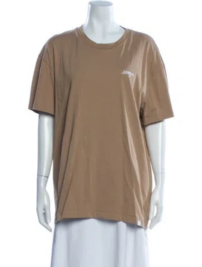 Pre-owned Ser.o.ya Crew Neck Short Sleeve T-shirt In Neutral