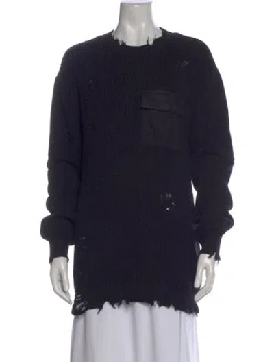 Pre-owned Ser.o.ya Crew Neck Sweater In Blue