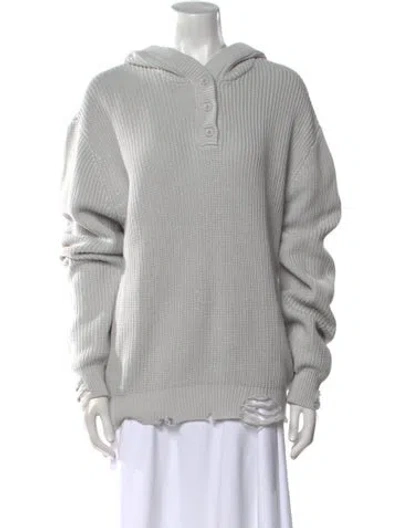 Pre-owned Ser.o.ya Crew Neck Sweater In Gray