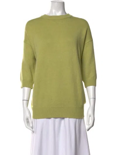 Pre-owned Ser.o.ya Crew Neck Sweater In Green
