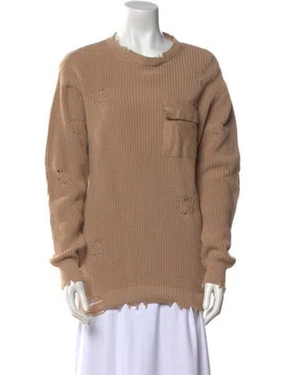 Pre-owned Ser.o.ya Crew Neck Sweater In Neutral