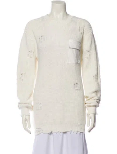 Pre-owned Ser.o.ya Crew Neck Sweater In Neutral