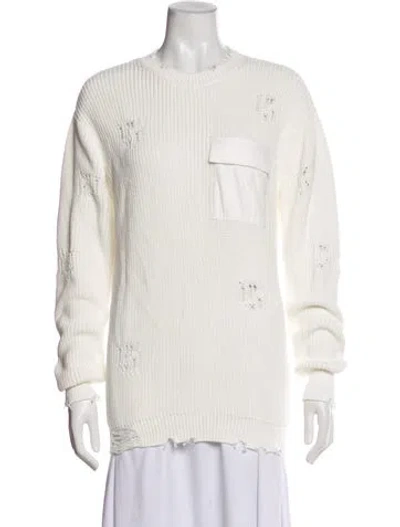 Pre-owned Ser.o.ya Crew Neck Sweater In Neutral