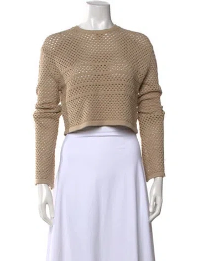 Pre-owned Ser.o.ya Crew Neck Sweater In Neutrals