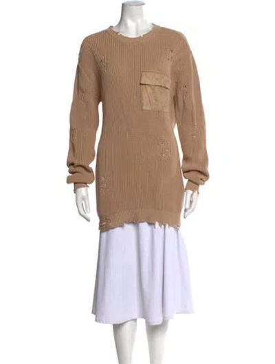 Pre-owned Ser.o.ya Crew Neck Sweater In Neutrals