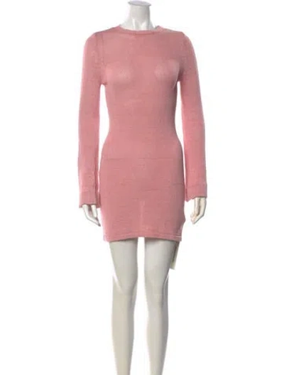 Pre-owned Ser.o.ya Crew Neck Sweater In Pink