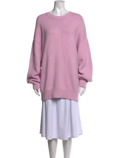Pre-owned Ser.o.ya Crew Neck Sweater In Purple