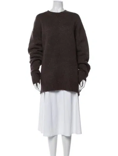 Pre-owned Ser.o.ya Crew Neck Sweater W/ Tags In Brown