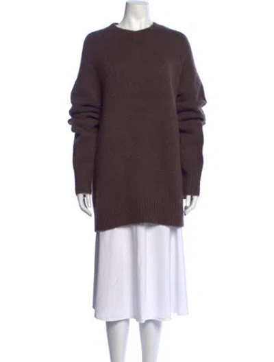 Pre-owned Ser.o.ya Crew Neck Sweater W/ Tags In Brown