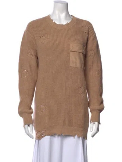 Pre-owned Ser.o.ya Crew Neck Sweater W/ Tags In Neutral