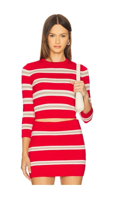 Ser.o.ya Cruz Top In Red