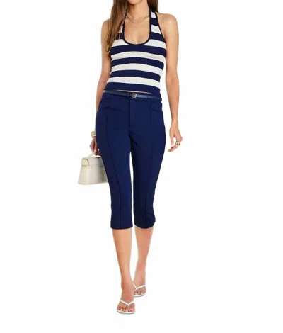 Ser.o.ya Danie Scoop Neck Stripe Tank Top In Navy In Multi