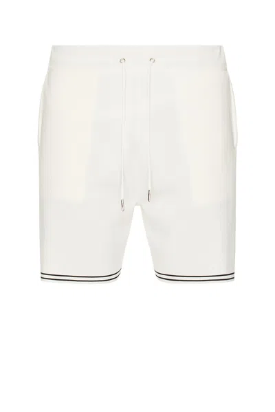 Ser.o.ya Daniel Knit Short In White & Black