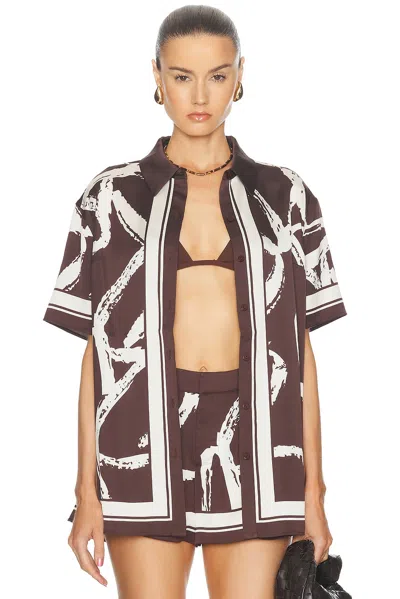 SER.O.YA DAVEY SATIN BLOUSE TOP
