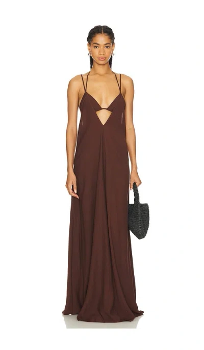 Ser.o.ya Deesee Vacance Maxi Dress In Coconut