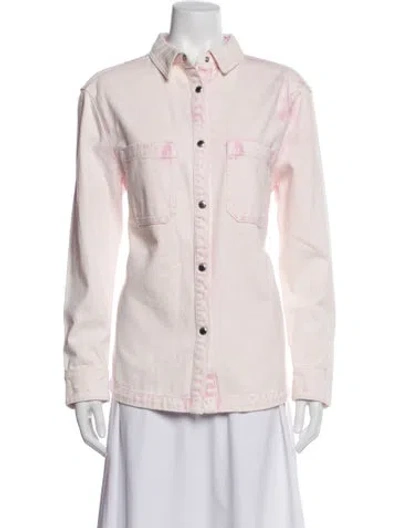Pre-owned Ser.o.ya Denim Jacket In Pink