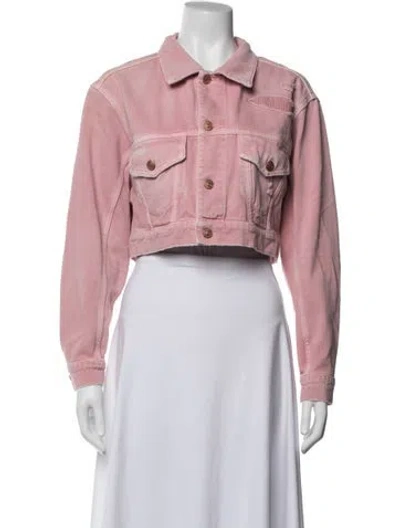Pre-owned Ser.o.ya Denim Jacket In Pink