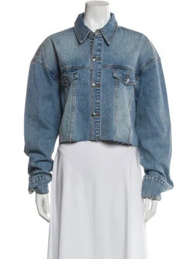Pre-owned Ser.o.ya Denim Jacket W/ Tags In Blue