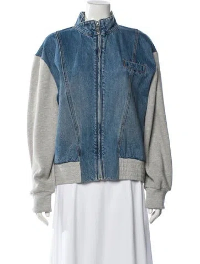 Pre-owned Ser.o.ya Denim Jacket W/ Tags In Blue