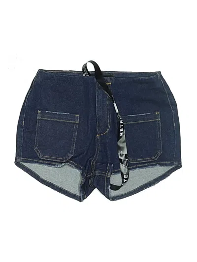 Pre-owned Ser.o.ya Denim Shorts In Blue