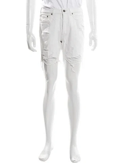 Pre-owned Ser.o.ya Denim Shorts In White
