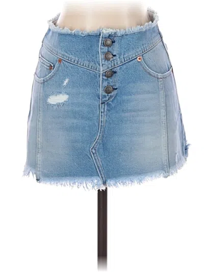 Ser.o.ya Denim Skirt In Blue