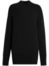 Ser.o.ya Dessa Chunky Knit Sweater In Black