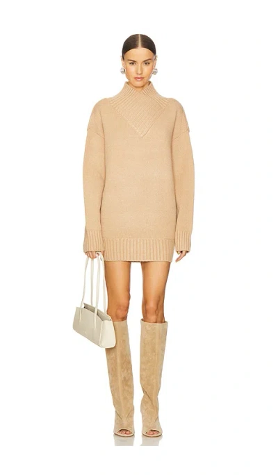 Ser.o.ya Dessa Chunky Knit Sweater In 탠