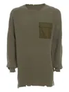 Ser.o.ya Devin Chest-pocket Sweater In Green