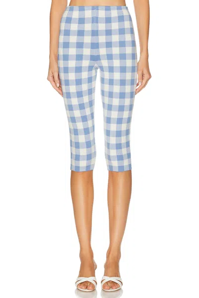 Ser.o.ya Diondra Pant In Coastal Blue Gingham